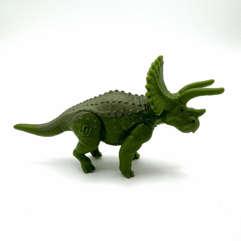 Dinosaur Figure Lot - Triceratops & Stegosaurus -‎ Set of 3 Toys